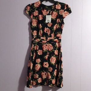 Topshop Floral Tea Dress